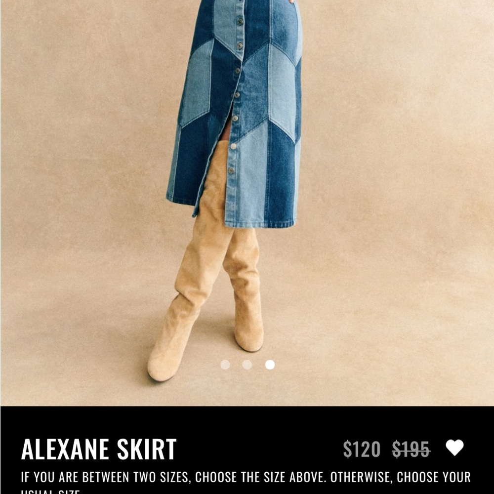 ISO Alexane Blue Denim Skirt